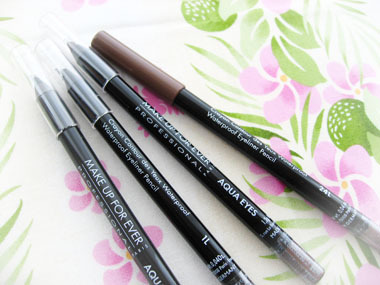 Today's beauty notes-アクアアイズ4本比較